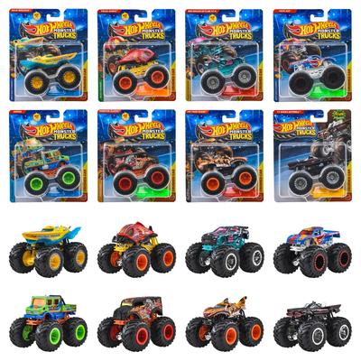 Hot Wheels Monster Truck Assorted Vehicle Mini Ages 164 Toys, Cars, 8-Car Box, 3+, Multi-Purpose, FYJ44-982A