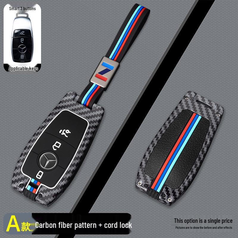 Mercedes Key Case for AMG G63, G500, E-Class, GLE450, GLS, E300L, and GLC350.
