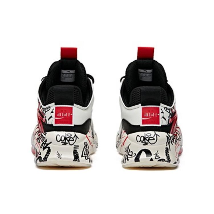 ANTA X Coca Cola Badao 'White Black Red' Women's 122018088S-1