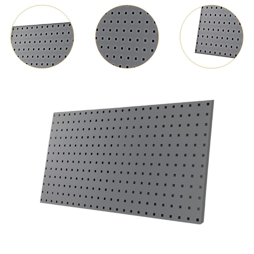 Wall Pegboard Organizer Pegboard Wall Panel Metal Space Saving Versatile 35.43inchx17.72inch Garage Organization for Workshop