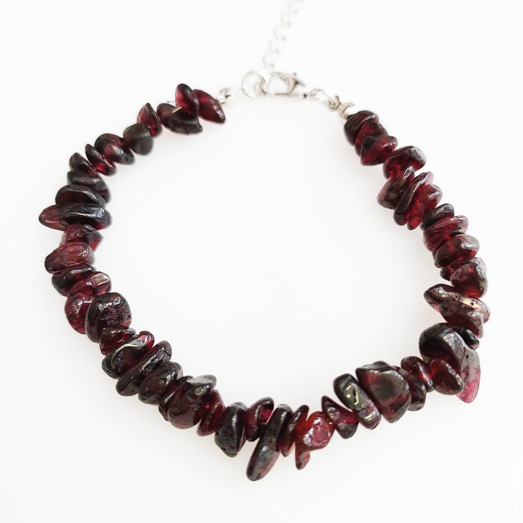 Pink Purple Agate Crystal Beaded Bracelet - Semi-Precious Gift for Female Students & Best Friends