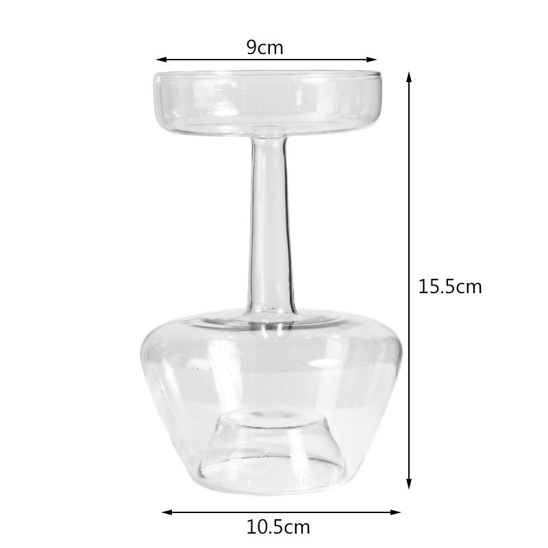 Ins Crystal Ball Bubble Glass Vase Flower Arrangement Hydroponics Ball Glass Art Flower Ware Home Decor Tabletop Glass Vase