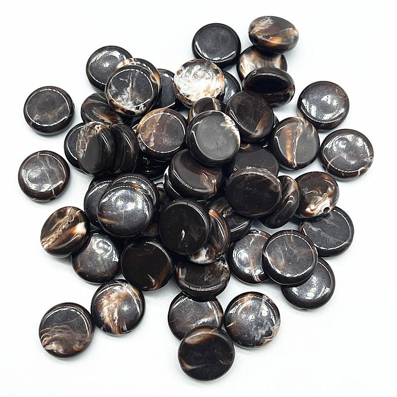 20pcs 15mm Imitation Natural Stone Beads Oval Shape Acrylic Beads for Jewelry Making DIY Handmade Earring Accessories