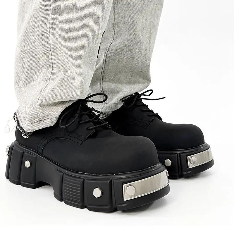 Niche Tilta Advanced Sense Function ronde Kop Brits Dikke Zool Verhoogd Vrije Tijd Grote Hoofd Schoenen Heren 37 gray