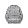 Cárdigan de Punto Fair Isle Unisex para Adolescentes - Ajuste Holgado Mezcla de Acrílico Ropa Casual