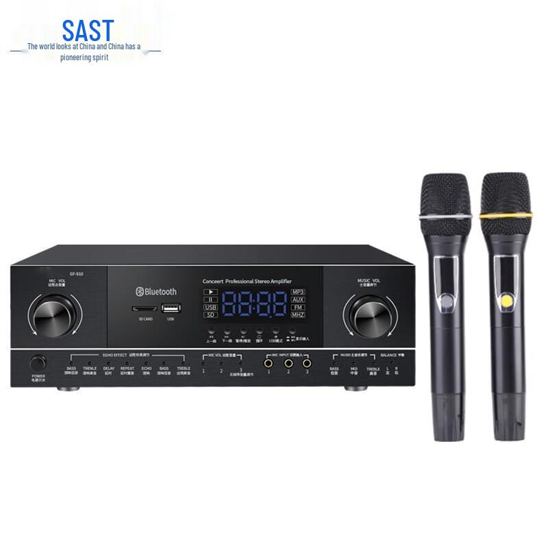 

SAST GF910 Portable Home KTV Amplifier with Microphone