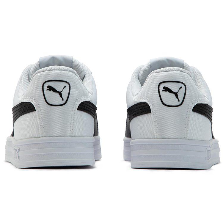 Puma Smash Vulc Retro Casual Skateboarding Shoes Unisex White Black Shoe 'White Black' 385554-01