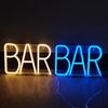 LED Bar Open Neon Signs Lights For Pub Bar Bedroom Wall Hanging Atmosphere Lamp Battery USB  Home Christmas Party Room Decor