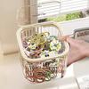 Storage Box with Press To Open Lid Design Anti-Dust Durable Plastic Large Capacity Organizer for Hair Accessories