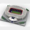 Barcelona Style Soccer Stadium Model Party Gifts Micro Mini Bricks Architecture Football Field Building Blocks Set Toys for Adul