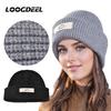 Loogdeel Winter Balaclava Hat Warm Cold-Proof Plush Knitted Mask Ear Pro Outdoors Men Women Knitted Beanies Sport Cycling Cap
