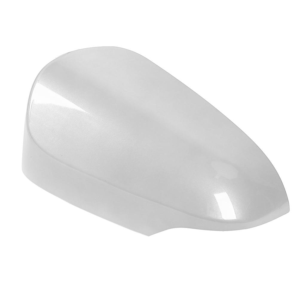 Door Side Mirror Caps Shockproof Scratch Resistant Rearview Wing Mirror Cover Replacement for Vehicle Silver Left:
