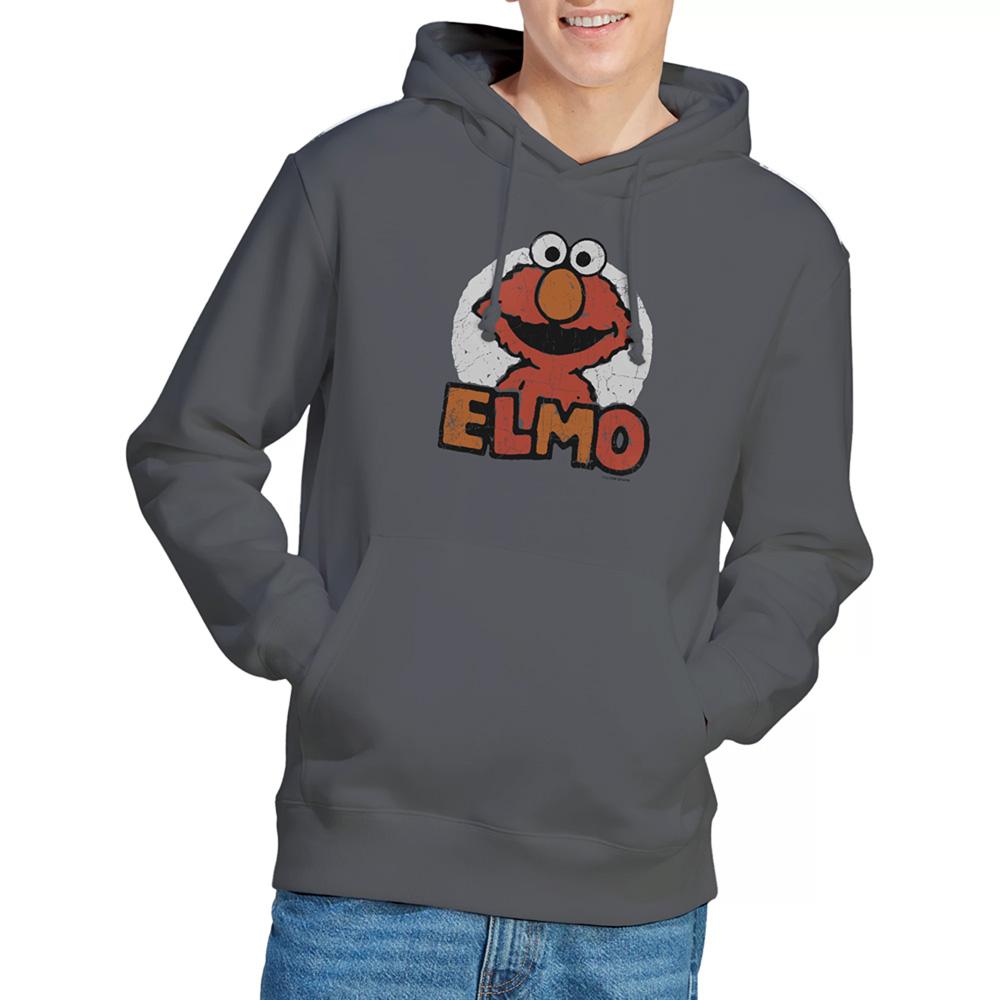 Sesame Street Unisex Adult Elmo Name Hoodie