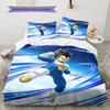 Biancheria da letto con motivo Vegeta Decorazione per la casa Regalo di compleanno (1 * copripiumino + 2 * federa, senza nucleo)