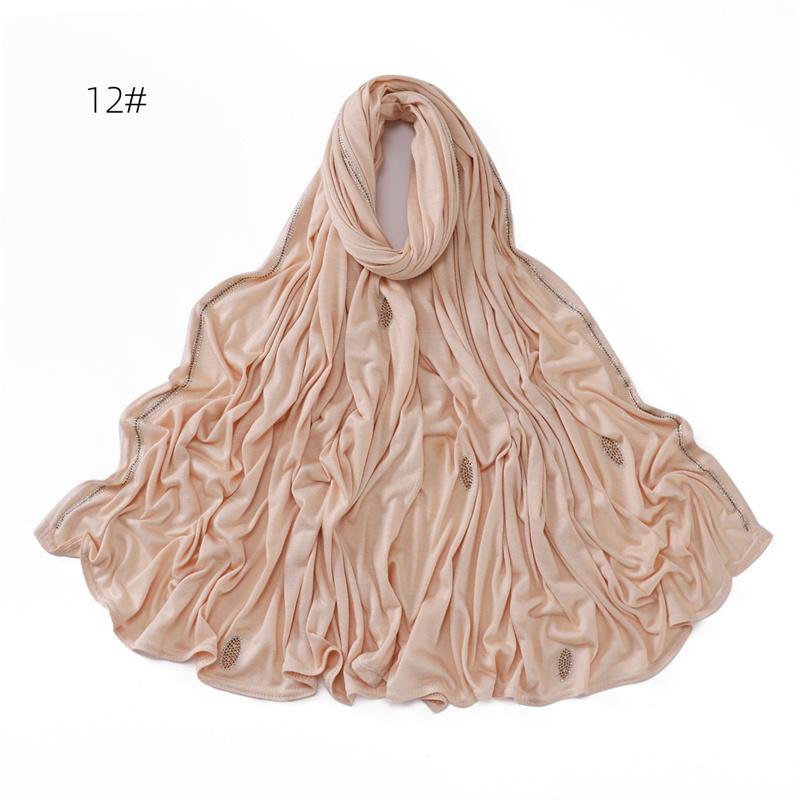 

Овальное ожерелье цепочка хлопок модал трикотаж хиджаб шали дамы высокое качество накидка пляж лето буфанды Рамадан мусульманский Sjaal 170*70 см