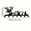 Antler Key Hanger Rustic Wall Mounted Coat Rack Farmhouse Entryway Decor