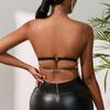New Summer Fashion and Sexy Deep V Tassel Camisole Short Top