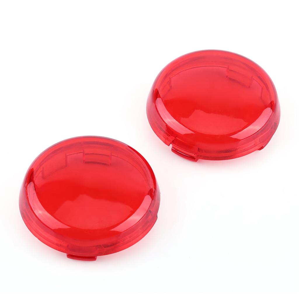 2 pcs Motorcycle Turn Signal Light Lens Cover For       1986-15 Yellow