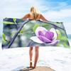 Magnolia Flower Beach Towel Sand Free Microfiber Towels for Beach Quick Dry Pool Towel Blanket Beach Towels for Adults Kids
