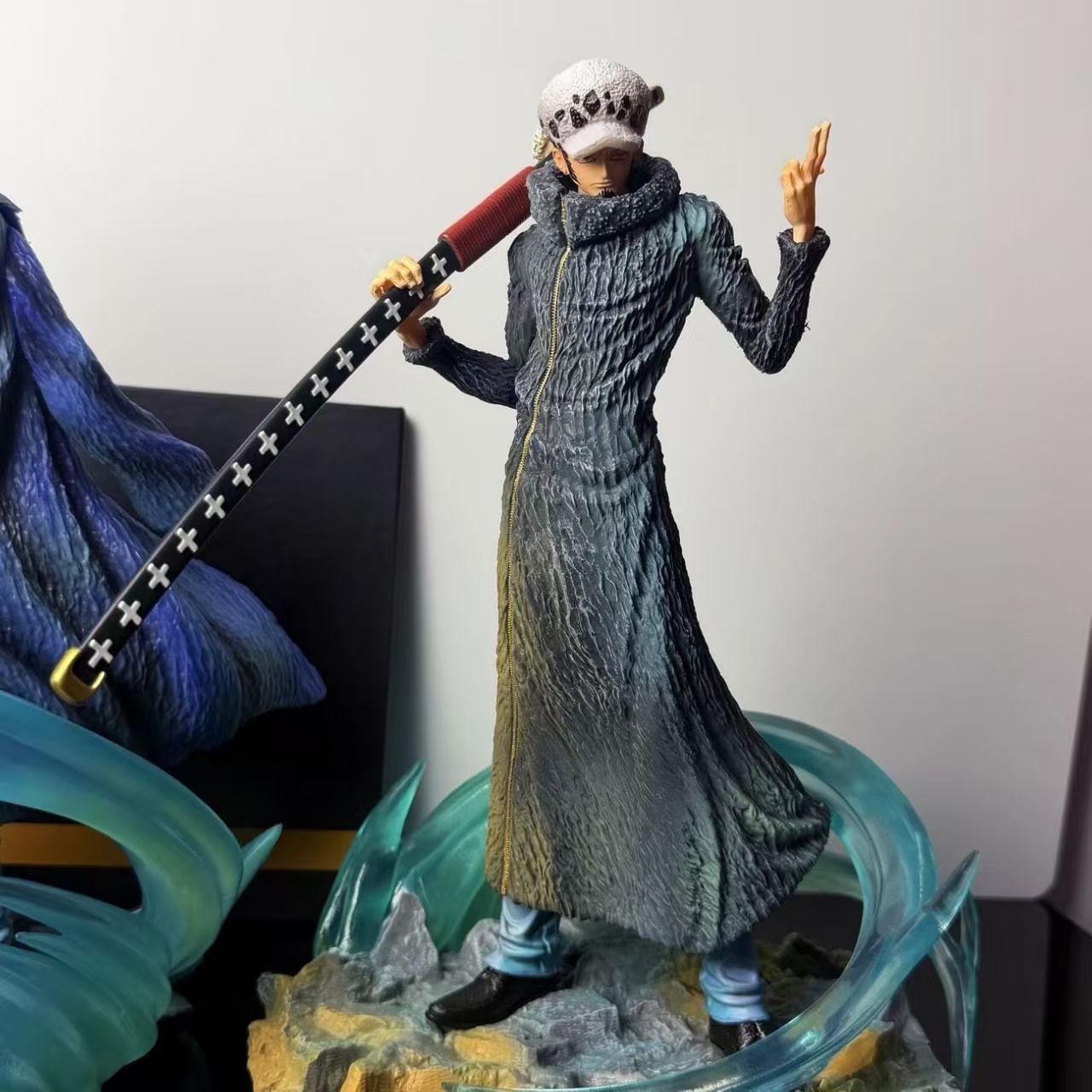 

One Piece AS. Luo Animation Figura de Can be Luminous move be Head swap POLYVINYL CHLORIDE 9.84Inch/25cm Combat Mode Collect decoration piece жёлтый