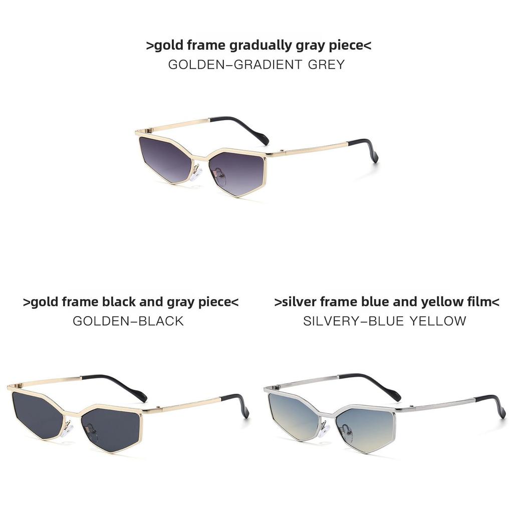 Cyberpunk Geometric Sunglasses With Pc Lenses Uv400 For Fashion Forward Adults