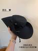 Outdoor hiking hat Women's storage basin hat Summer UV protection sun hat Cycling sun protection hat Big brim bucket hat
