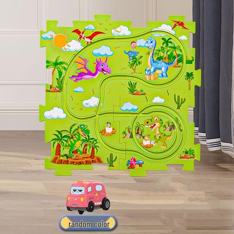 

Детский электрический конструктор-пазл «Поезд с железной дорогой»