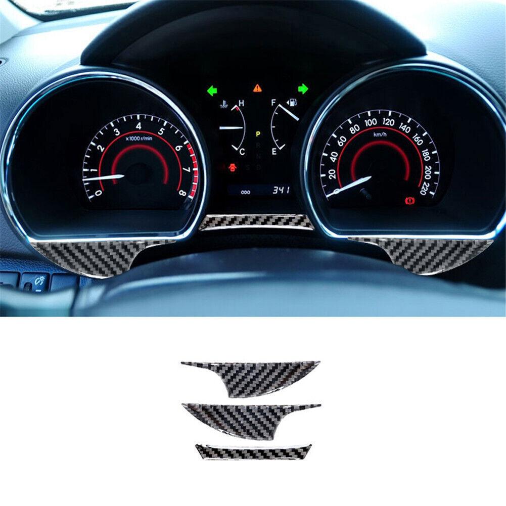 For Toyota Highlander 2009-2014 Carbon Fiber trument Speedometer Trim Cover