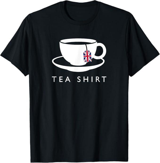 I Love English Tea UK Flag Fun Novelty Souvenir Memorabilia T-Shirt