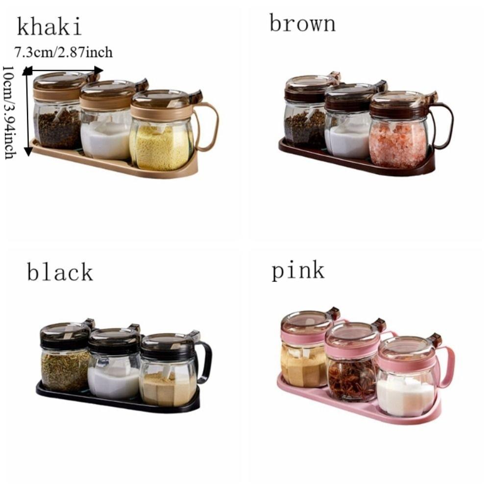 Sealing Glass Seasoning Jars Moisture-Proof Condiment Jar Kitchen Storage Bottle  Home Cooking