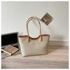 2026 Summer Fashion Trend Large Simple Texture Tote Bag with High Capacity