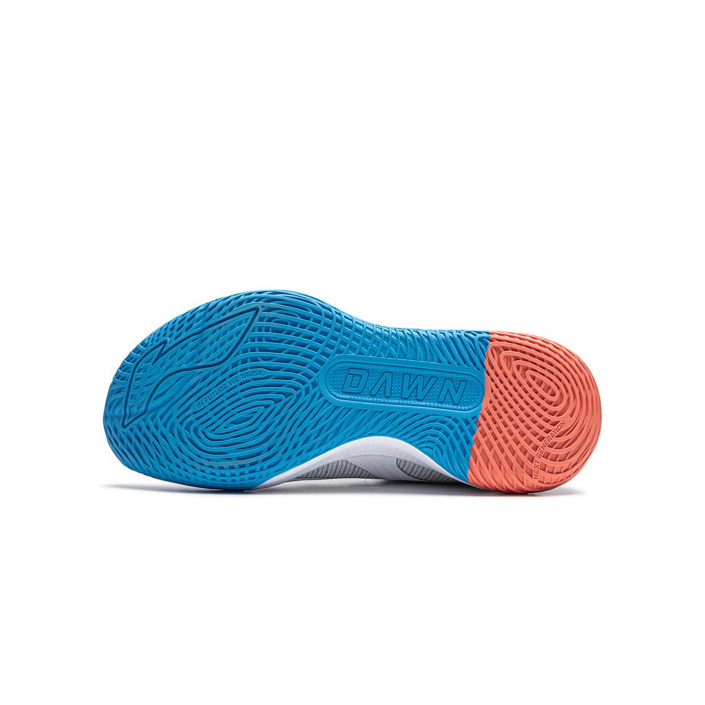 Li Ning Kids Fashion Non-Slip Rebound Basketball Shoes Kids Sneakers Standard-White YKBU064-5