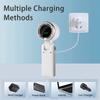 New Portable Handheld Personal Rechargeable Desk Fan LED Digital Display 180°Adjustable Rechargeable Air Fan , 5 Speed Win 2025