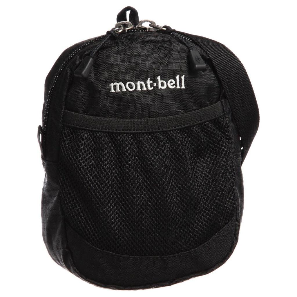 MONTBELL 1L Multifunctional Stylish Versatile Nylon Shoulder Bag Belt Bag Unisex Couple Black