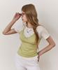 Une Pima Layer Halter Sleeveless_Olive