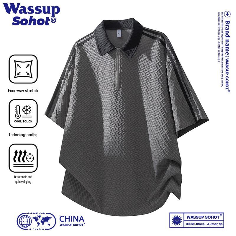 Летняя мужская футболка с коротким рукавом Wassup Sohot XL