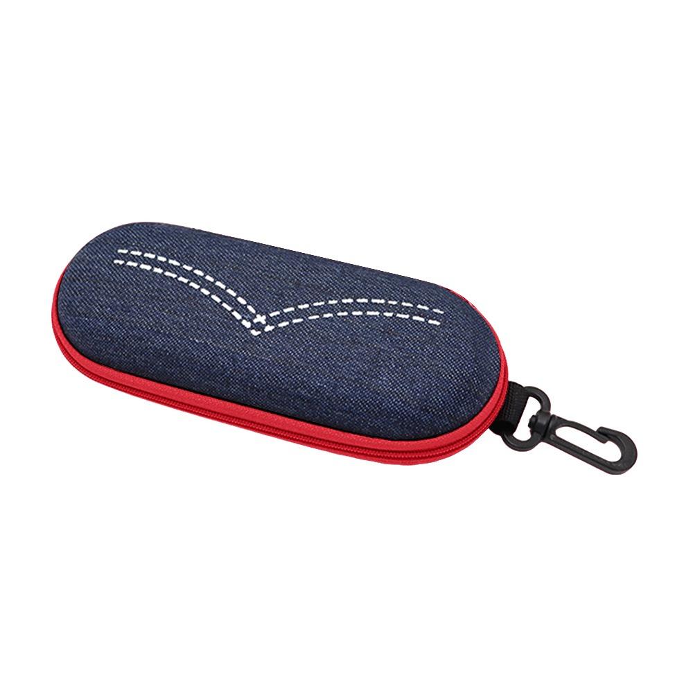 EVA Zipper Eyeglasses Case Anti-pressure Colorful Sunglasses Hard Case with Hook Glasses Protective Cover Glasses Accessories