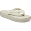 Classic Platform Flip Flip Flops for Cm [Crocs] Women, Beige, 21.0