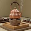Handmade Coppery Metal Kettle Copper Teapot 1600ML Hammered