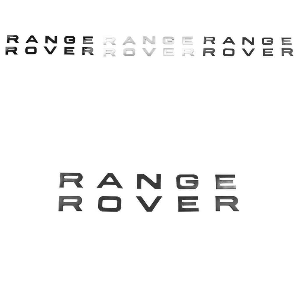 Range Rover Car Emblem Badge With Mirror Finish For Suv Decor