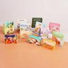 10Pcs Random Dollhouse Miniature Snack Box Model Mini Simulation Supermarket Scene Decor Doll House Pretend Play Toy Accessories