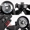 Steering Wheel Short Hub Adapter for CivicRSX SRK131H CRVCRZ S2000Quick Release Short Hub Adapter Black