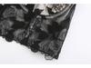 Rose Embroidered Lace Longline Bra Set