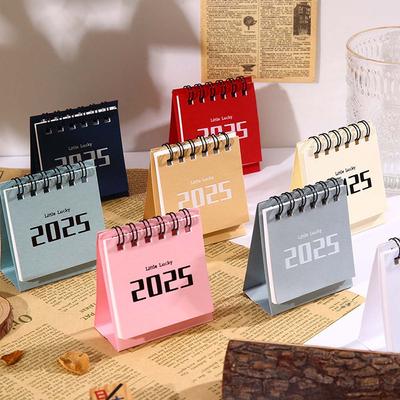 Agenda Organizer 2024 2025 Calendar Daily Schedule Mini Desk Calendar Desktop Calendar  School