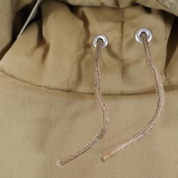 MIGHTY MAC 80s Vintage Made In USA Mountain Parka Beige Boa Fur Lining Men's Used