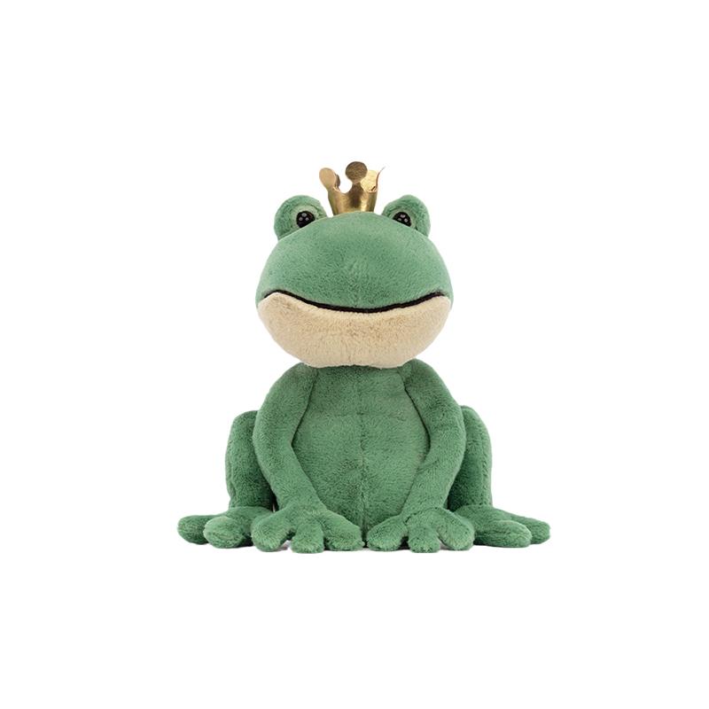 

JELLYCAT Amphibious & Crawling Series Fabian Frog Prince Companion and Comfort Doll Plush Doll 23cm tall