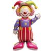 Clown Foil Balloon Display for Kids' Birthday Party Decoration