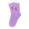Kpop Demon Hunters Cute Cartoon Print Girls Socks Cotton Soft Warm Autumn Winter Student Outdoor Sports Children's Birthday Gift