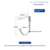 Ceiling Hooks Heavy Duty Iron High Load Bearing Hangers for Kitchen Garage Camping Gear Storage