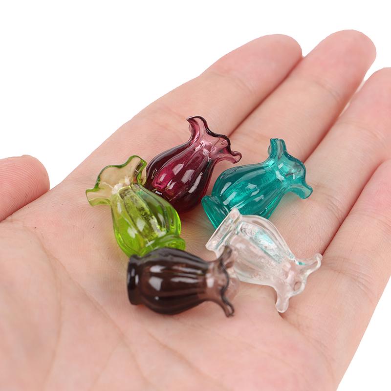 Dollhouse Miniatures 1:12 Mini Ceramic Pot Diy Ceramic Ornament Decora Vase